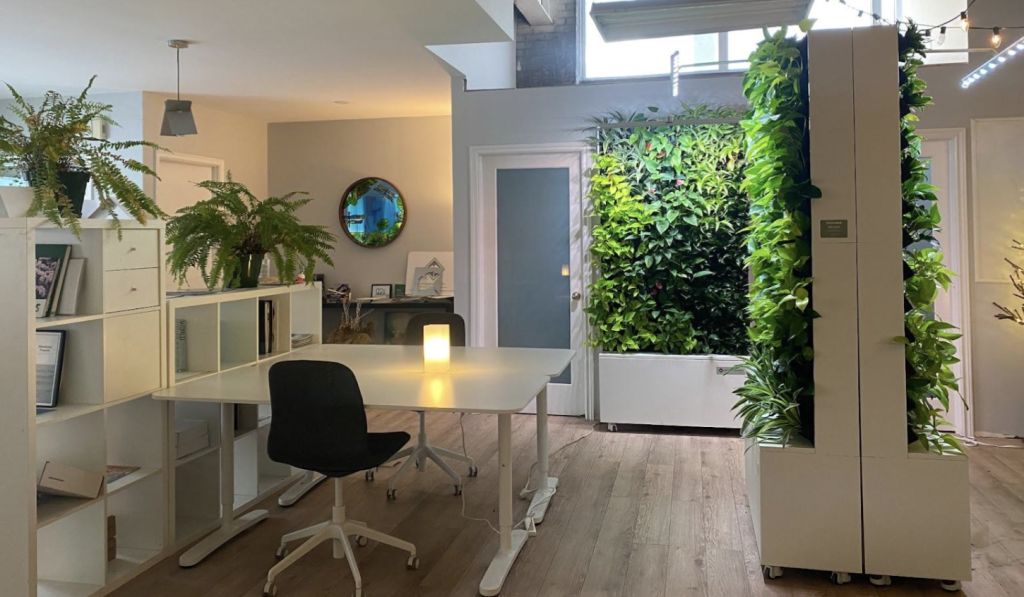 Mobile Green Walls in an Office